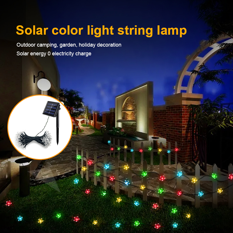 HCP170  太阳能彩花串灯